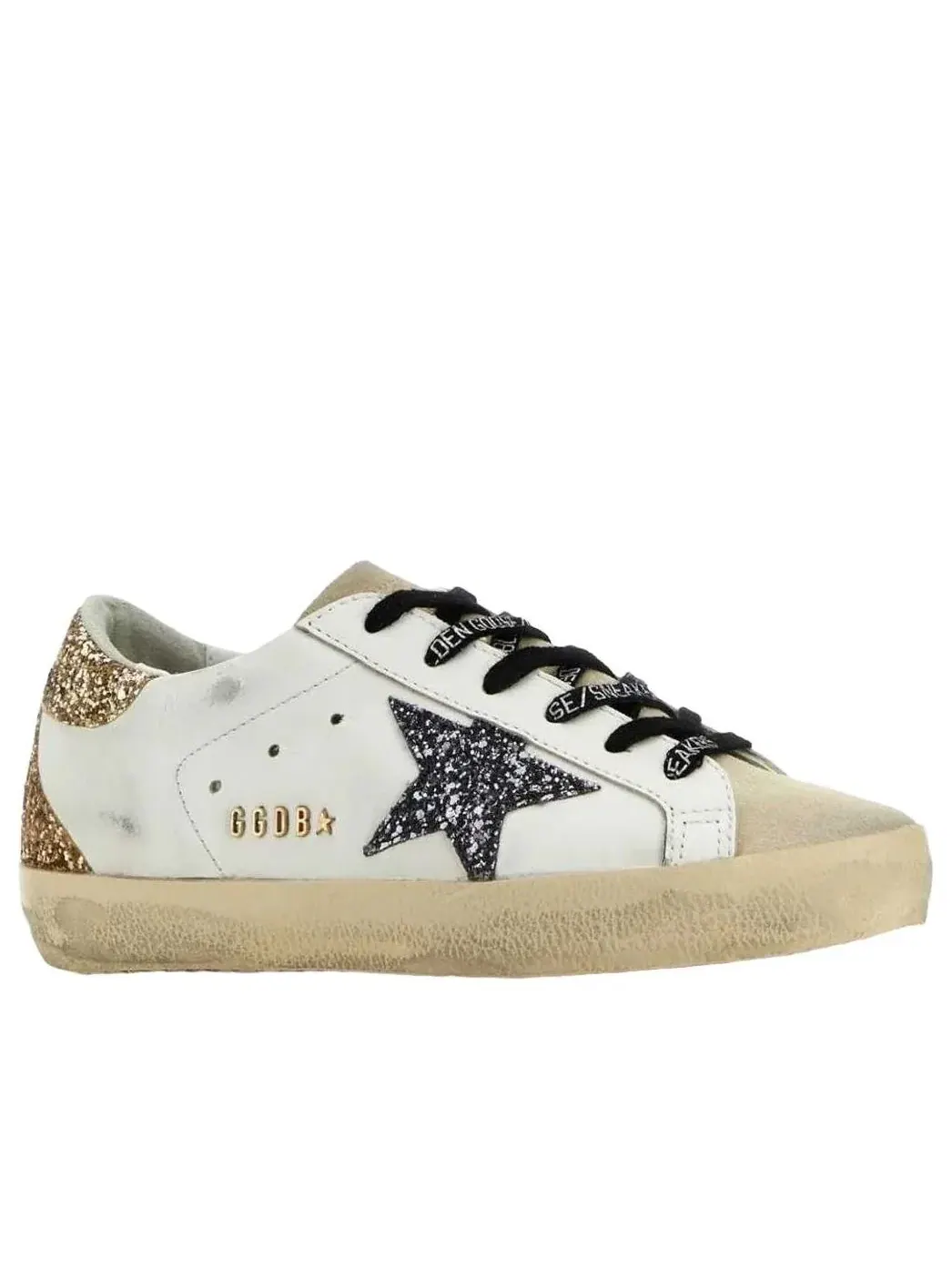 Кроссовки Golden Goose Super-Star 'White Silver Gold Black' GWF00102-F005358-82532 — изображение 3 из 7, белый