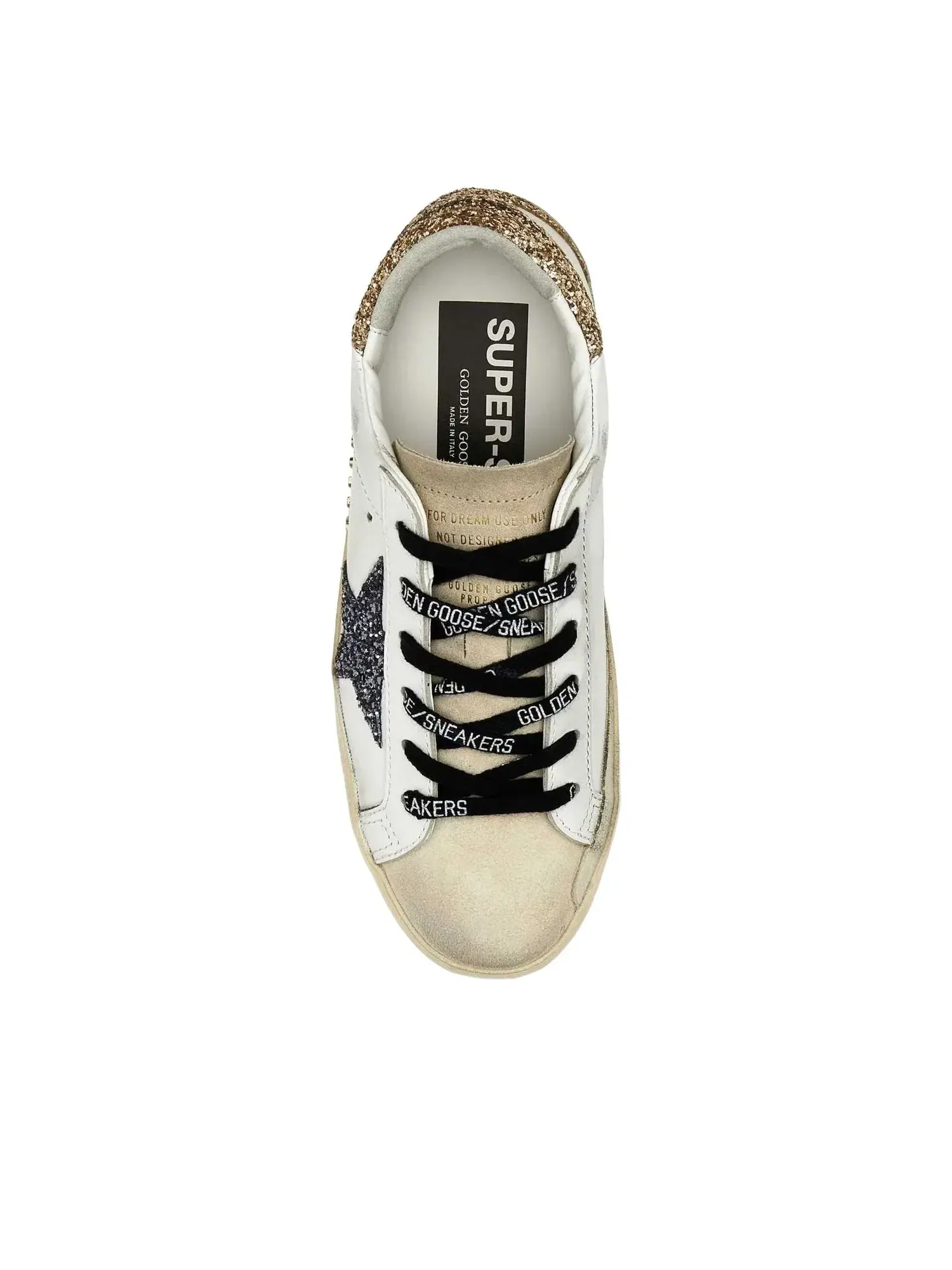 Кроссовки Golden Goose Super-Star 'White Silver Gold Black' GWF00102-F005358-82532 — изображение 5 из 7, белый