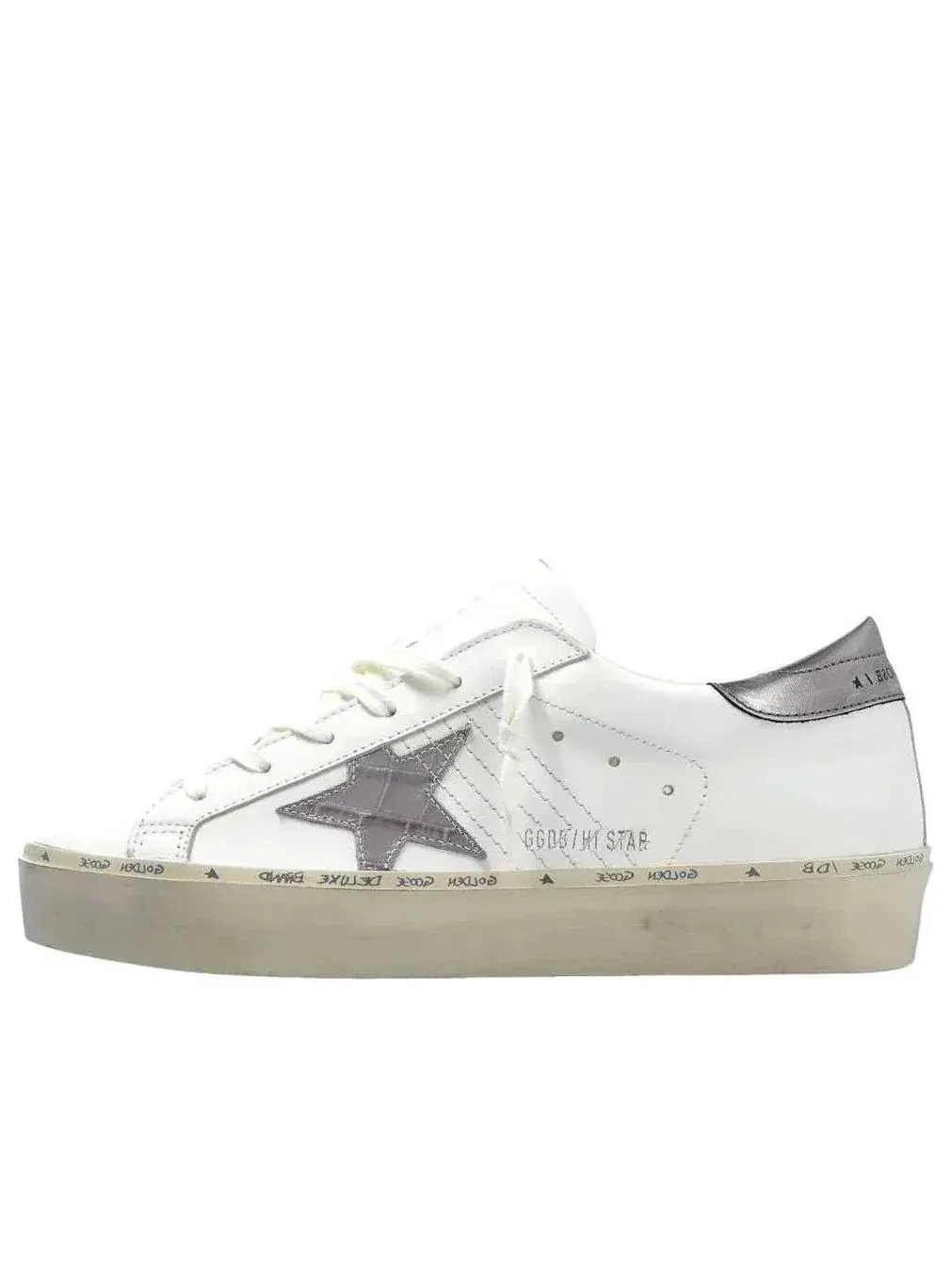 Кроссовки Golden Goose Hi Star 'White Grey Lillac' GWF00118-F007865-12352 — изображение 1 из 6, белый