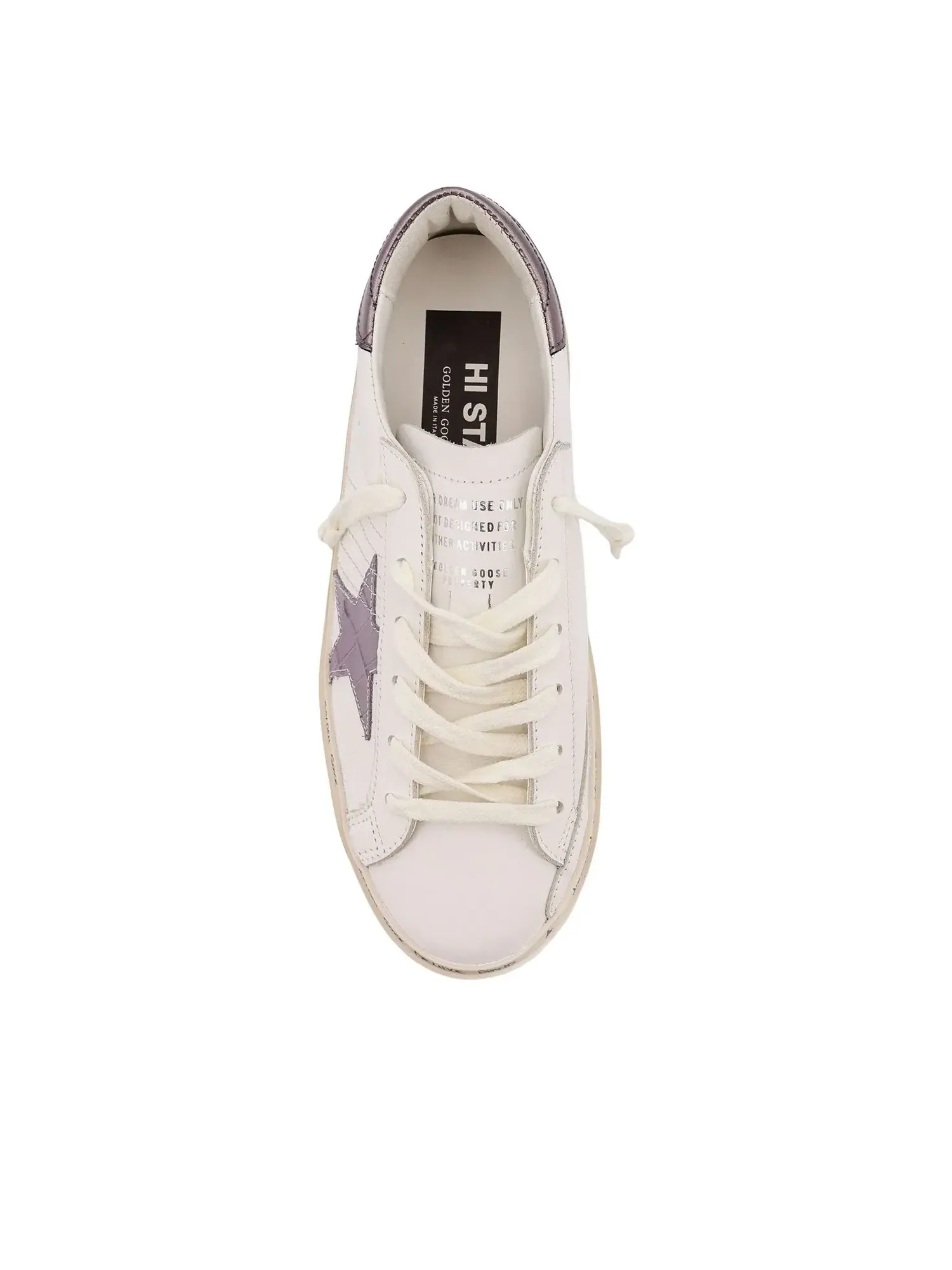 Кроссовки Golden Goose Hi Star 'White Grey Lillac' GWF00118-F007865-12352 — изображение 6 из 6, белый