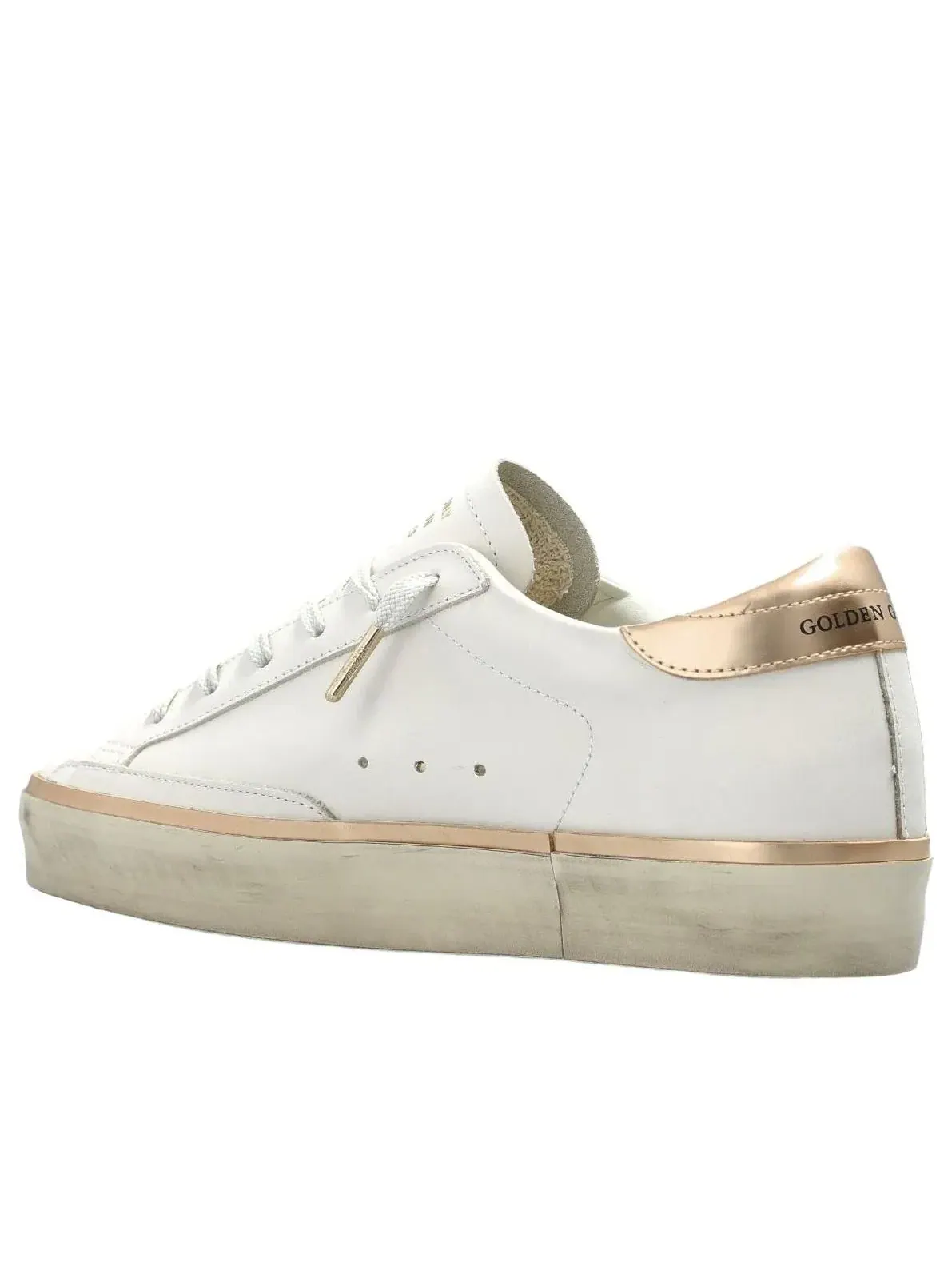 Кроссовки Golden Goose Hi Star 'White Taupe Gold' GWF00118-F008128-10961 — изображение 3 из 6, белый