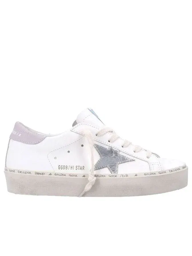 Кроссовки Golden Goose Hi Star 'White Silver Lilac' GWF00118-F006845-10527 — изображение 2 из 7, белый