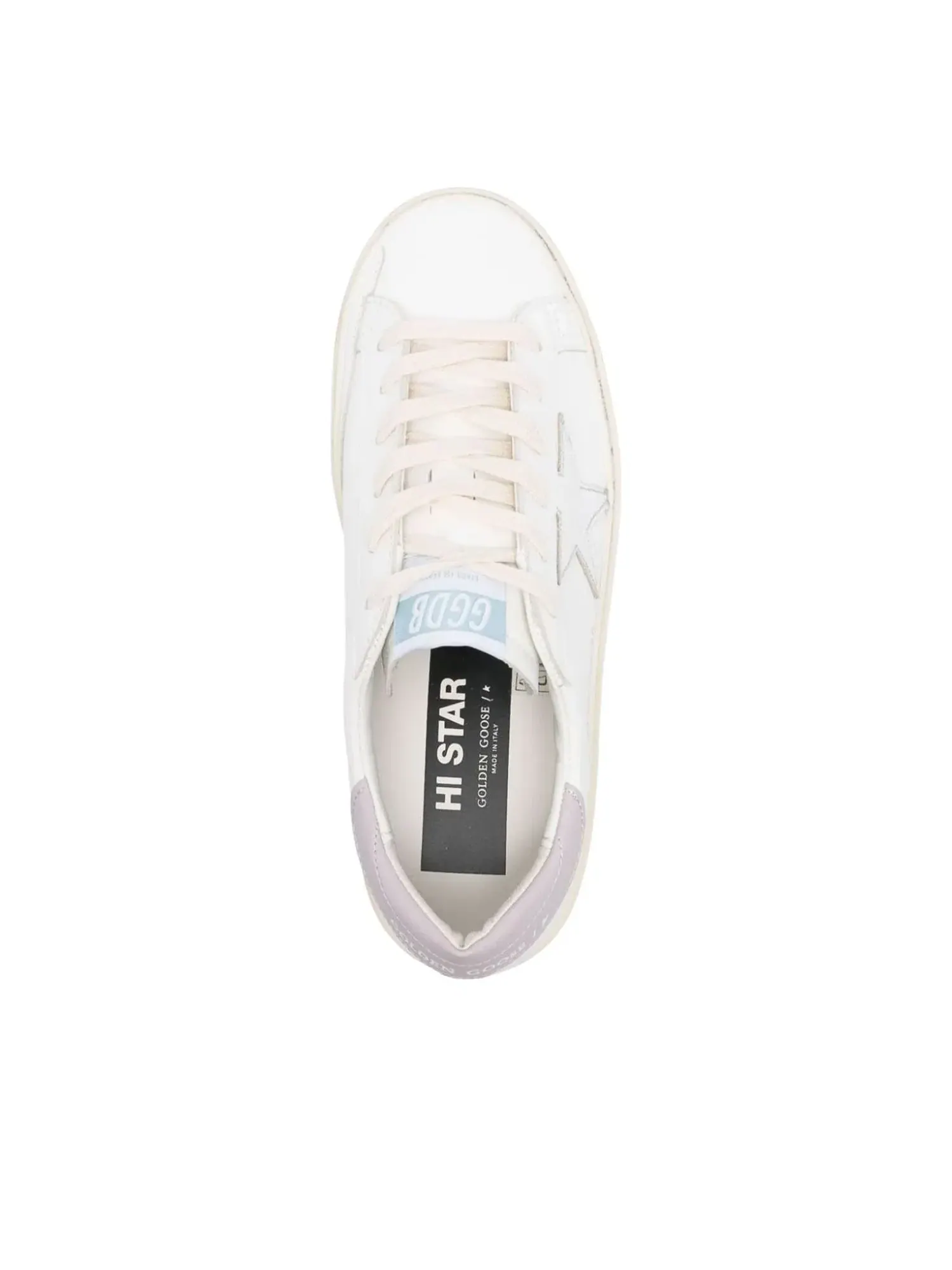 Кроссовки Golden Goose Hi Star 'White Silver Lilac' GWF00118-F006845-10527 — изображение 6 из 7, белый