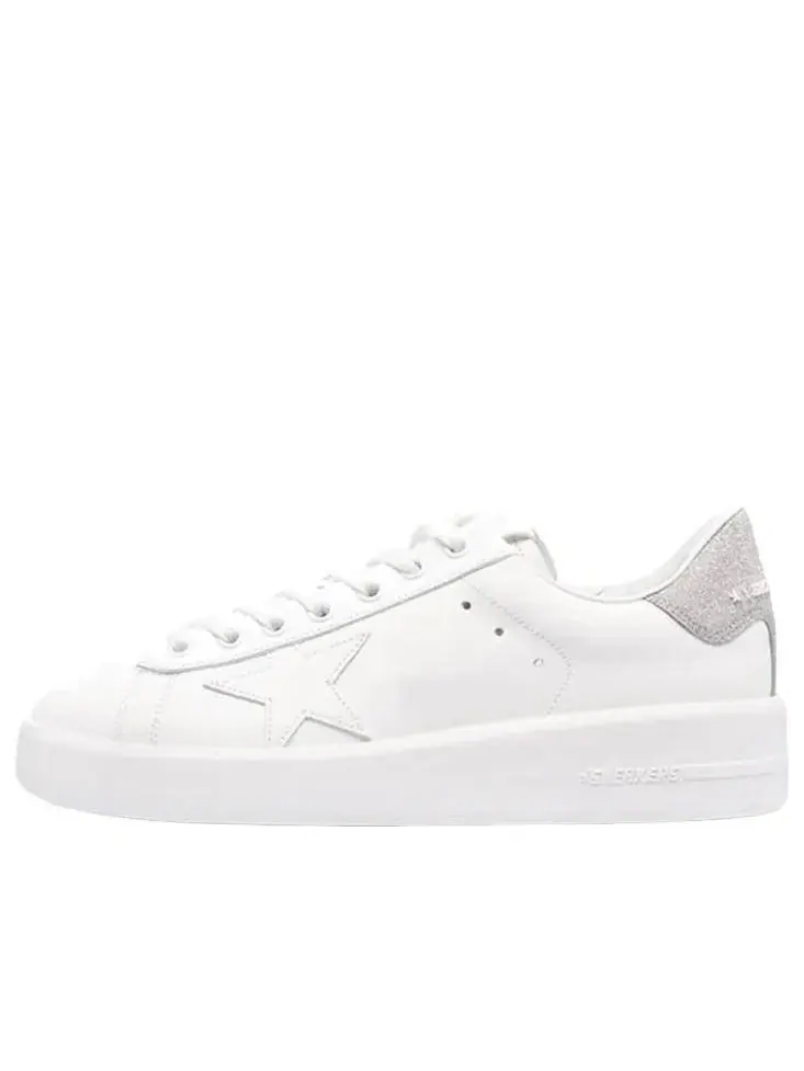 Кроссовки Golden Goose Pure Star Glitter 'White Silver' GWF00197-F000538-80185 — изображение 1 из 5, белый