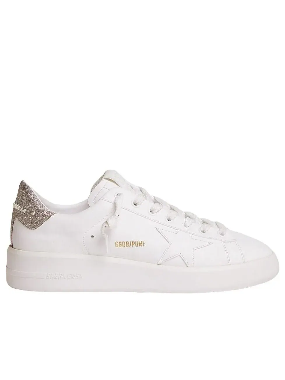 Кроссовки Golden Goose Pure Star Glitter 'White Silver' GWF00197-F000538-80185 — изображение 2 из 5, белый
