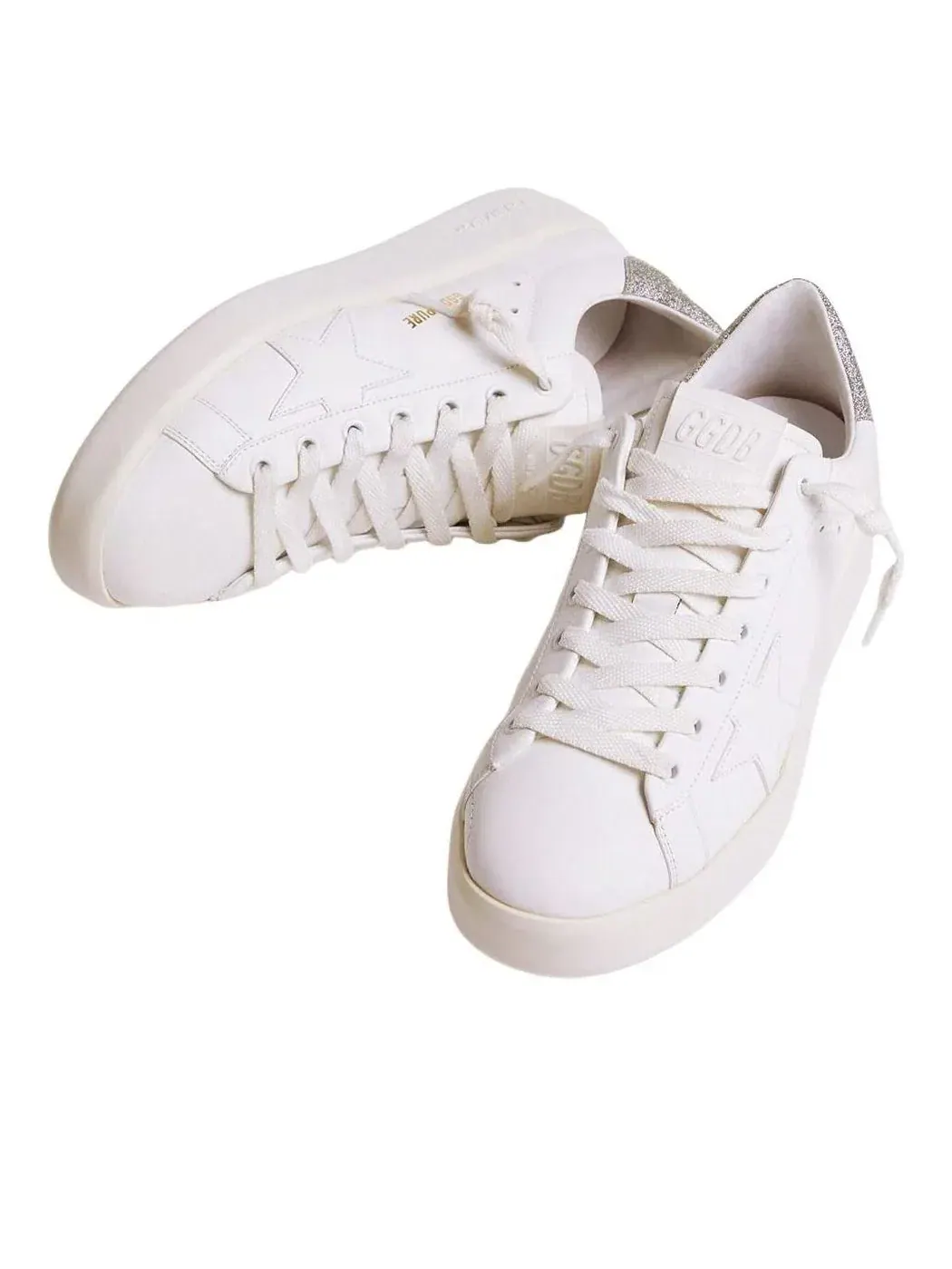 Кроссовки Golden Goose Pure Star Glitter 'White Silver' GWF00197-F000538-80185 — изображение 3 из 5, белый