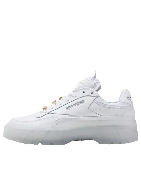 Кроссовки cardi b x club c 'triple white' Reebok — изображение 1 из 4, белый/белый/белый