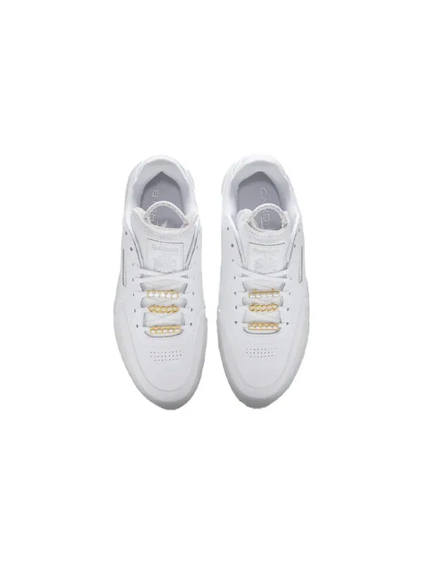 Кроссовки cardi b x club c 'triple white' Reebok — изображение 4 из 4, белый/белый/белый
