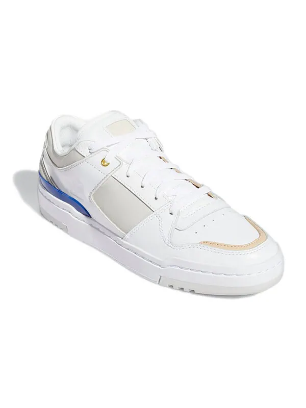 Кроссовки Adidas Originals Forum Luxe Low Collegiate Royal Unisex — изображение 3 из 4, белый/синий/серый