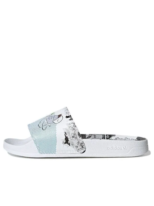 Тапочки monsters inc. x adilette lite 'mike & sulley' Adidas — изображение 1 из 4