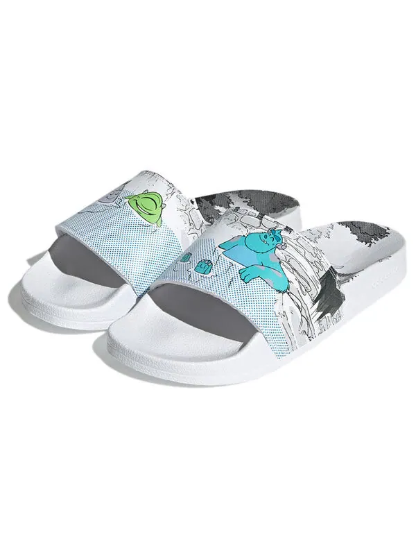 Тапочки monsters inc. x adilette lite 'mike & sulley' Adidas — изображение 4 из 4
