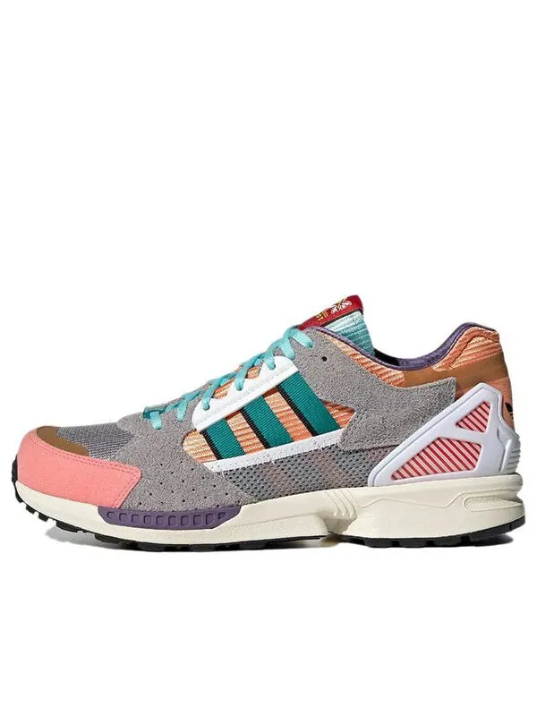 Кроссовки zx 10 8 Adidas — изображение 1 из 4, серый/оранжевый
