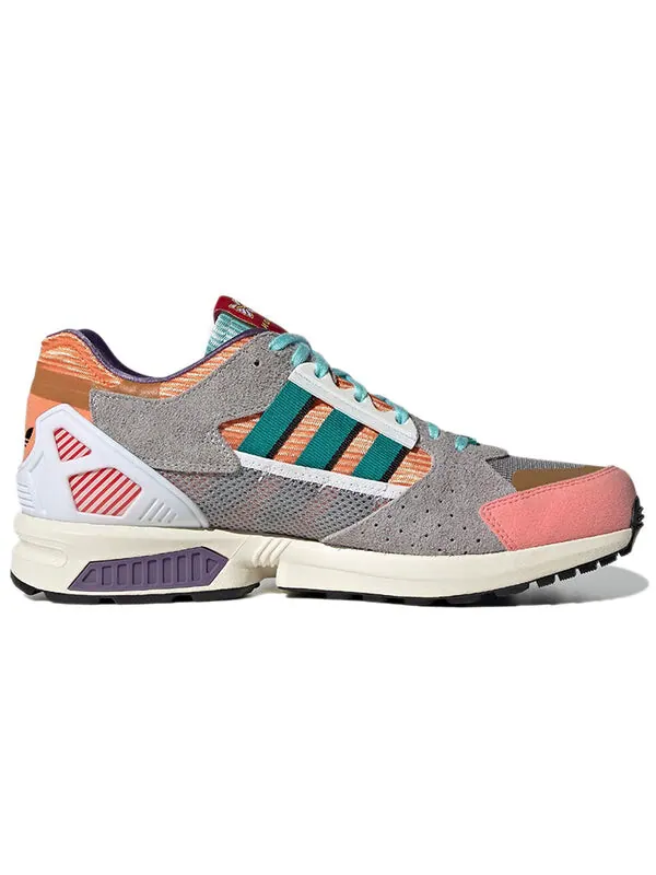 Кроссовки zx 10 8 Adidas — изображение 2 из 4, серый/оранжевый
