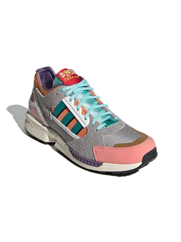 Кроссовки zx 10 8 Adidas — изображение 3 из 4, серый/оранжевый