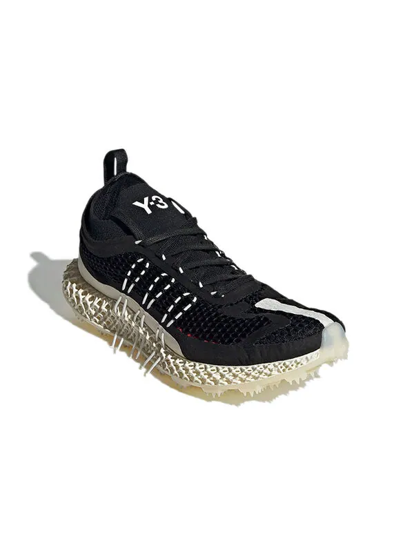 Кроссовки y 3 бегун 4d Adidas — изображение 3 из 4, черный/белый