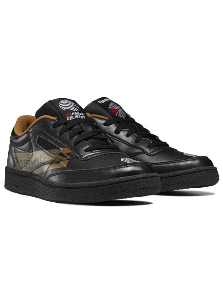 Кеды Reebok Unisex Club C Sneakers Black — изображение 3 из 5, черный
