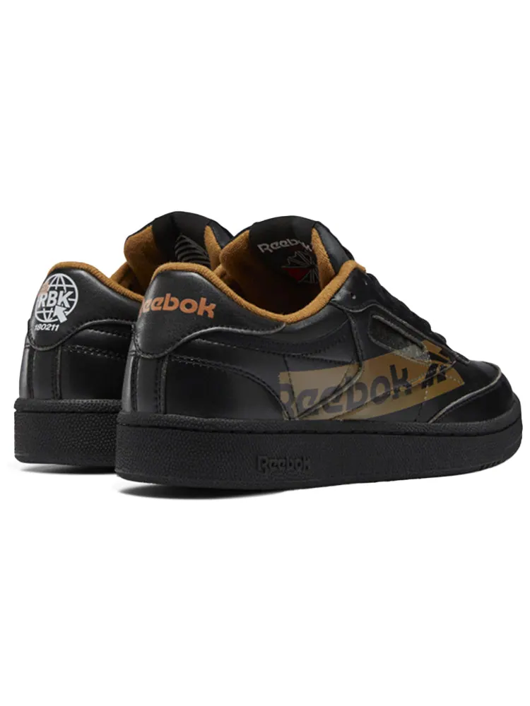 Кеды Reebok Unisex Club C Sneakers Black — изображение 4 из 5, черный