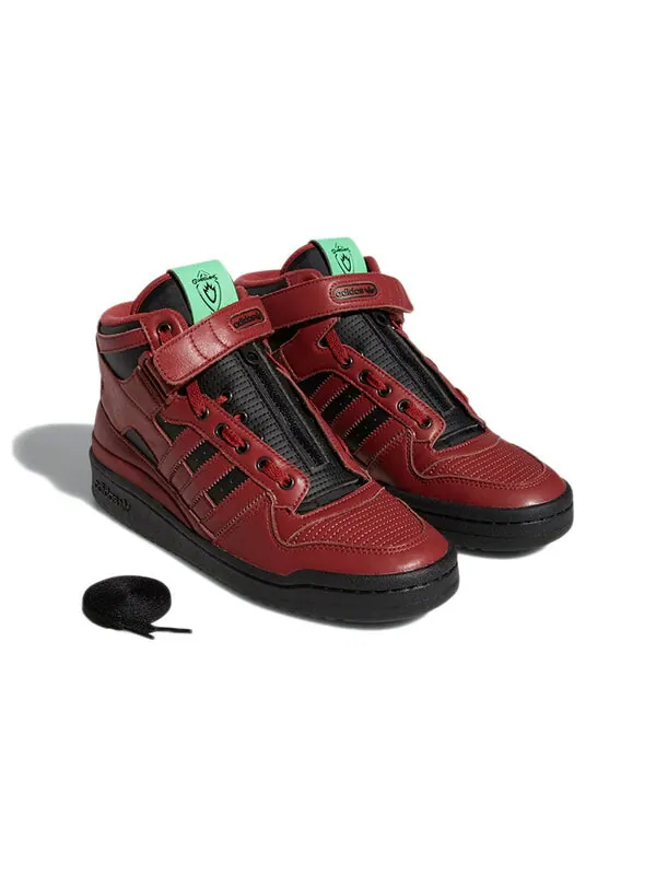 Кроссовки marvel x forum mid Adidas — изображение 4 из 4, красный/черный
