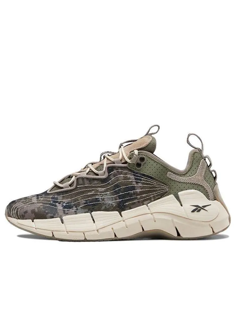 Беговые кроссовки Reebok Billionaire Boys Club x Zig Kinetica 2 'Digi-Camo' — изображение 1 из 6, зеленый
