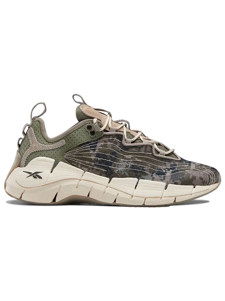 Беговые кроссовки Reebok Billionaire Boys Club x Zig Kinetica 2 'Digi-Camo' — изображение 2 из 6, зеленый