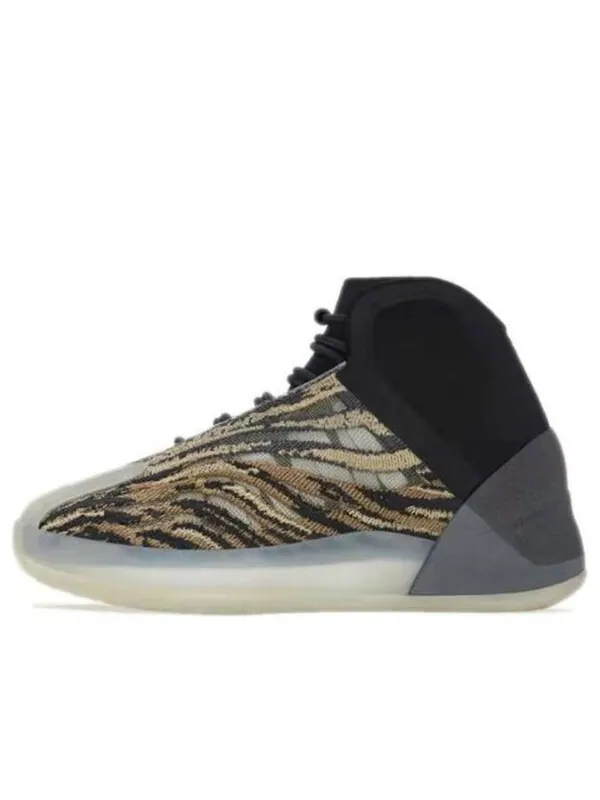 Кроссовки квантовые Adidas Yeezy — изображение 1 из 1, коричневый/черный