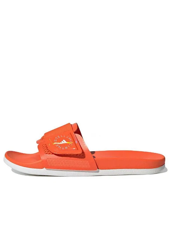 Тапочки stella mccartney x slide 'semi impact orange' Adidas