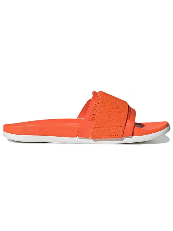 Тапочки stella mccartney x slide 'semi impact orange' Adidas — изображение 2 из 4, оранжевый