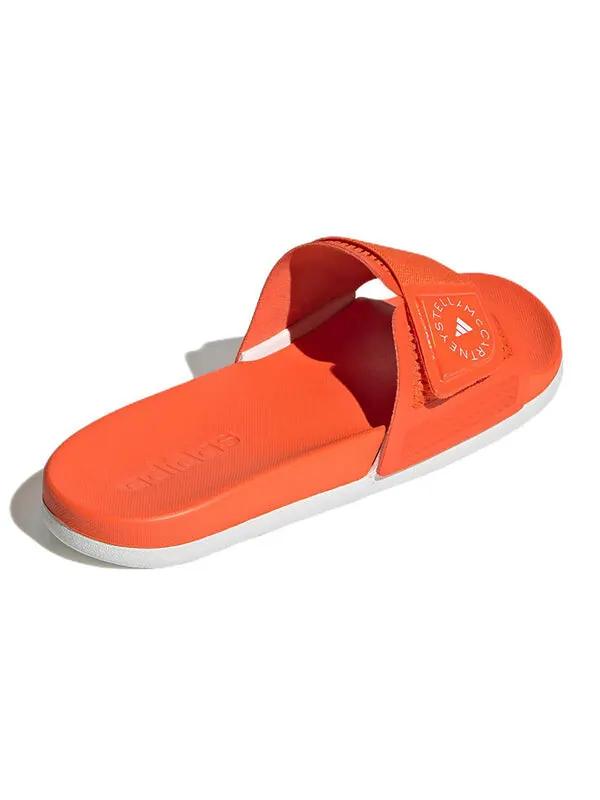 Тапочки stella mccartney x slide 'semi impact orange' Adidas — изображение 4 из 4, оранжевый