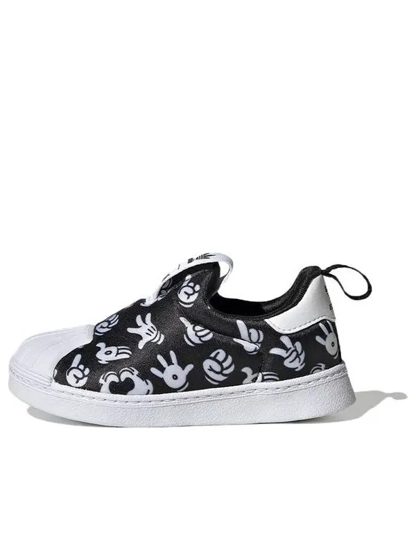 Кроссовки disney x superstar 360 'mickey's hands' Adidas — изображение 1 из 4, черный/белый/черный