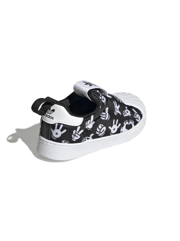 Кроссовки disney x superstar 360 'mickey's hands' Adidas — изображение 4 из 4, черный/белый/черный