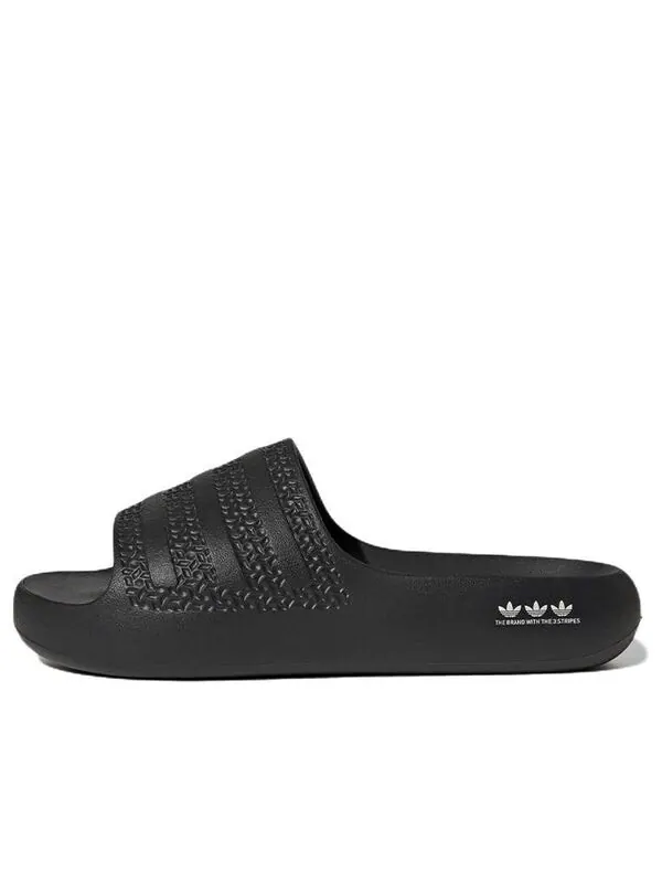 Тапочки adilette ayoon слайд Adidas — изображение 1 из 1, черный/белый/черный