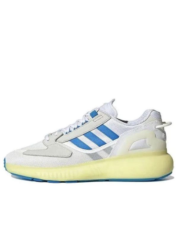 Кроссовки оригинал zx 5k boost Adidas — изображение 1 из 4, белый/синий/желтый/серый