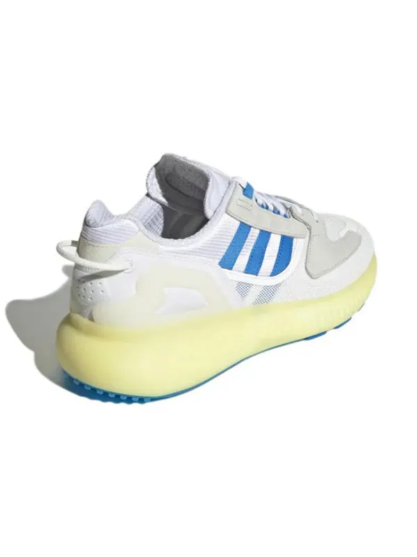 Кроссовки оригинал zx 5k boost Adidas — изображение 4 из 4, белый/синий/желтый/серый