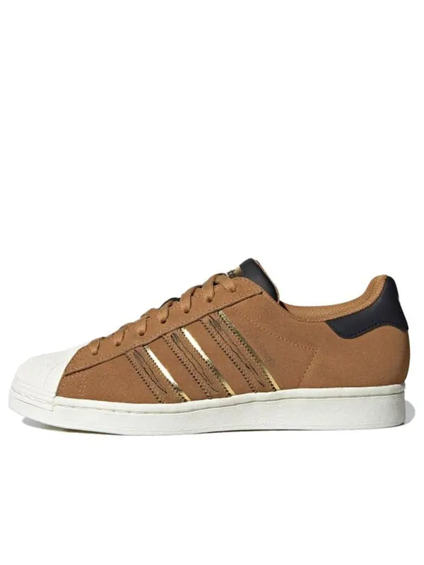 Кроссовки оригиналы суперзвезда cny Adidas — изображение 1 из 4, коричневый/белый/черный