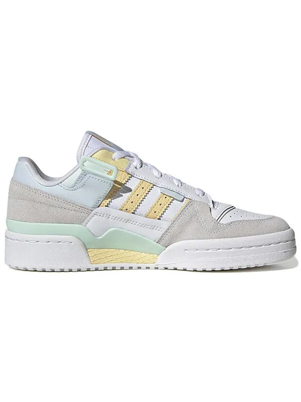 Кроссовки оригиналы форум выставка Adidas — изображение 2 из 4, белый/желтый/синий