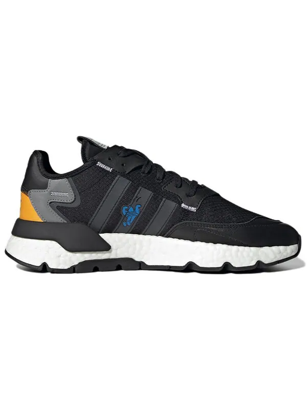 Кроссовки оригинальные nite jogger Adidas — изображение 2 из 4, черный