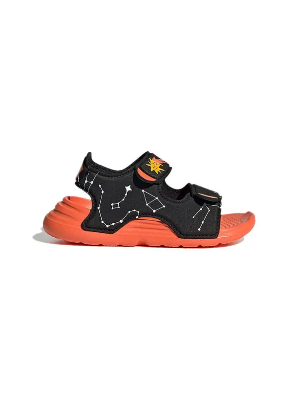 Сандалии плавание сандалии и сандалии оранжевый Adidas — изображение 2 из 4, черный/оранжевый