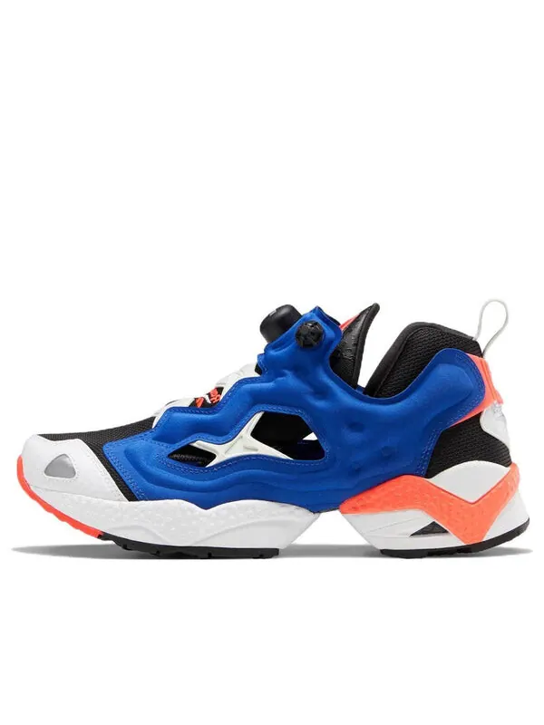 Кроссовки instapump fury 95 'black collegiate royal neon cherry' Reebok — изображение 1 из 4, синий/белый