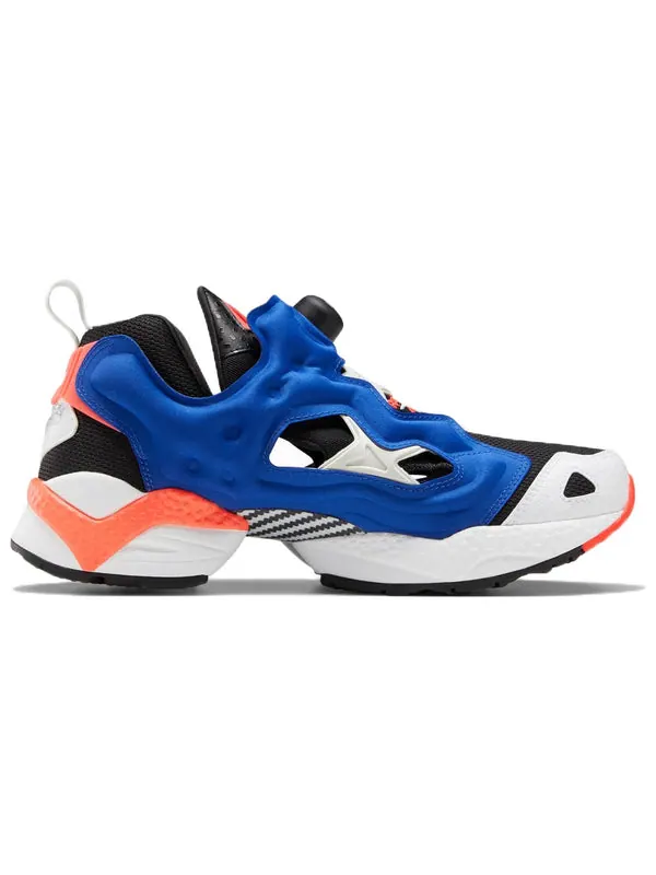 Кроссовки instapump fury 95 'black collegiate royal neon cherry' Reebok — изображение 2 из 4, синий/белый
