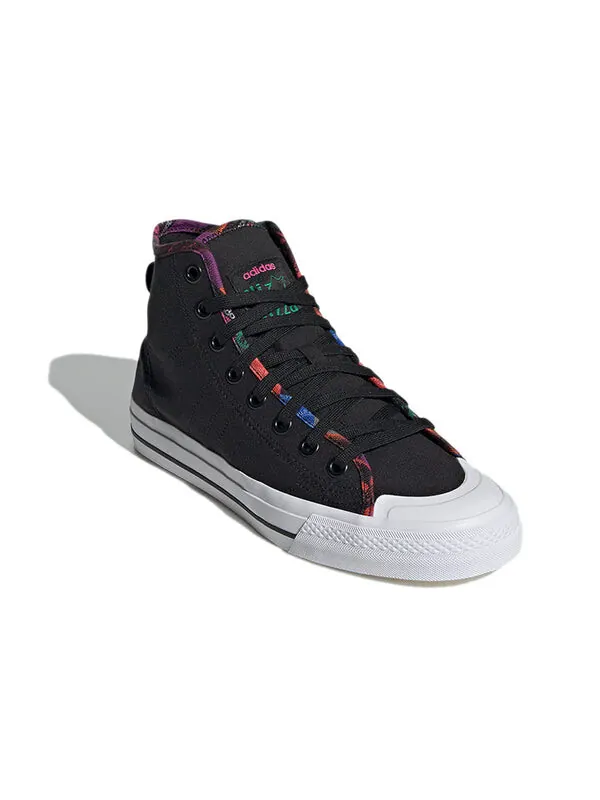 Кроссовки оригиналы nizza hi rf Adidas — изображение 3 из 4, черный/оранжевый