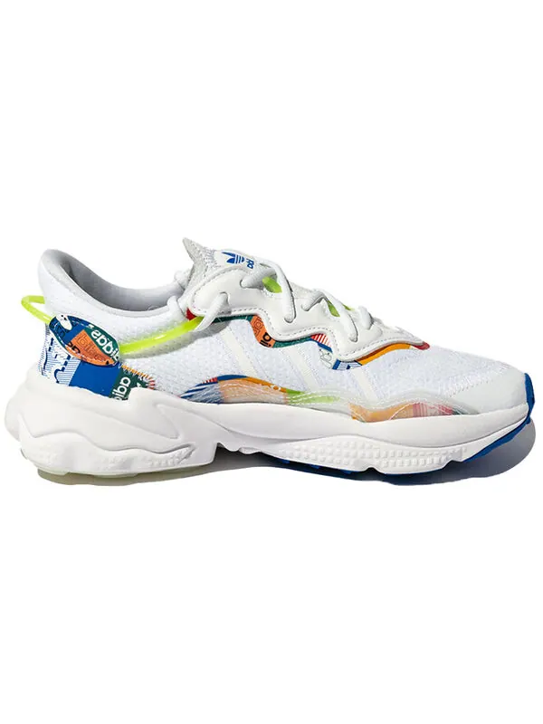 Кроссовки оригиналы ozweego Adidas — изображение 2 из 4, белый/синий/красный