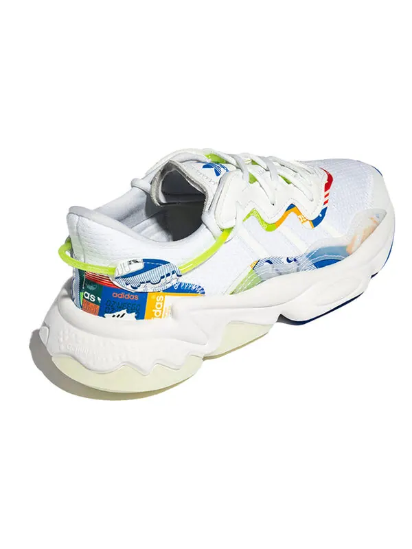 Кроссовки оригиналы ozweego Adidas — изображение 4 из 4, белый/синий/красный