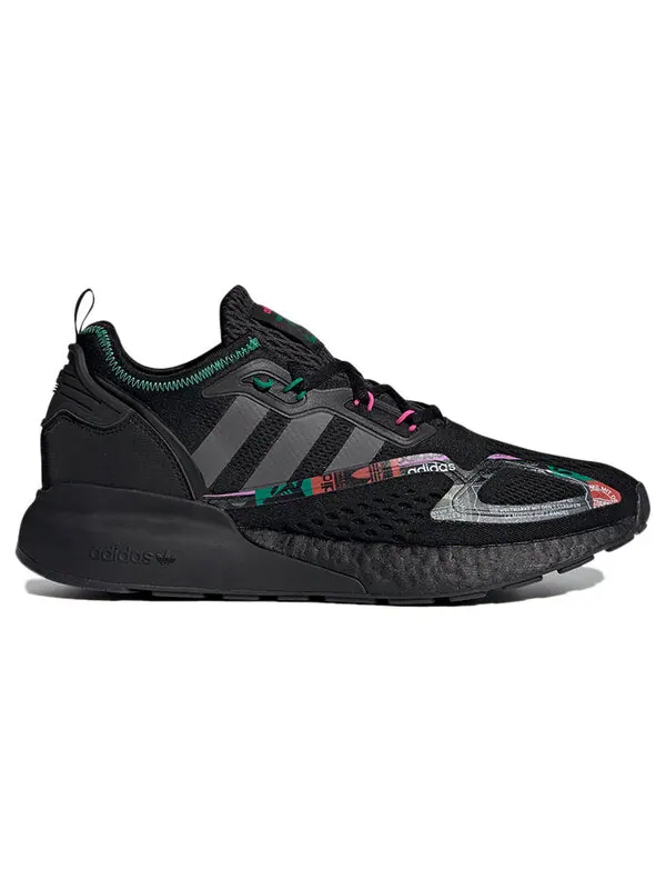 Кроссовки оригинал zx 2k boost Adidas — изображение 2 из 4, серый
