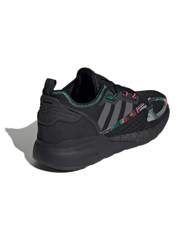 Кроссовки оригинал zx 2k boost Adidas — изображение 4 из 4, серый
