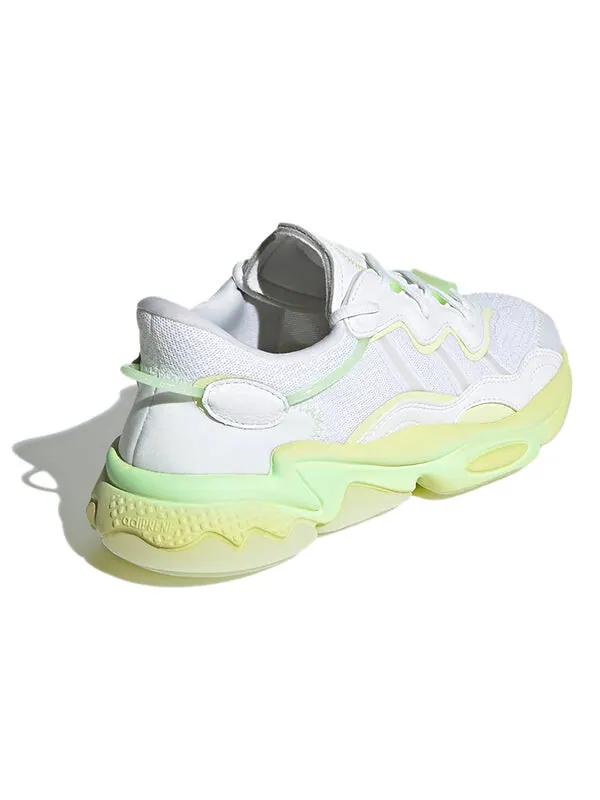 Кроссовки ozweego Adidas — изображение 4 из 4, белый/желтый