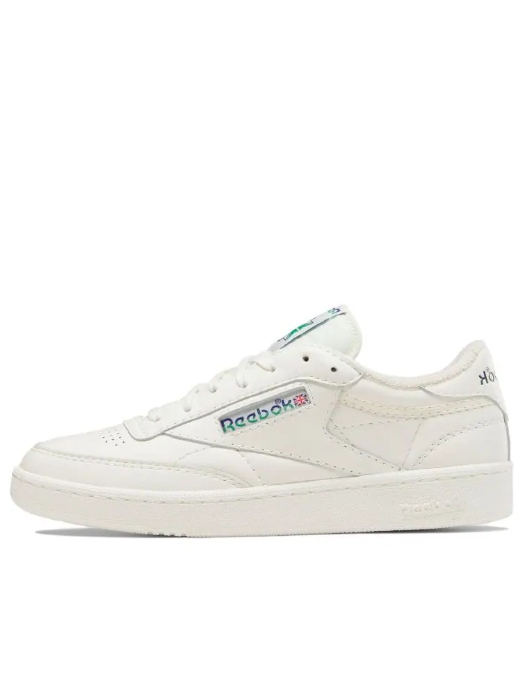 Кеды Reebok Club C 85 Vintage 'Split Logo - Cobalt Green' — изображение 1 из 5, белый