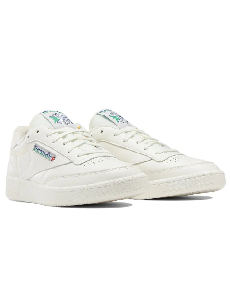 Кеды Reebok Club C 85 Vintage 'Split Logo - Cobalt Green' — изображение 3 из 5, белый