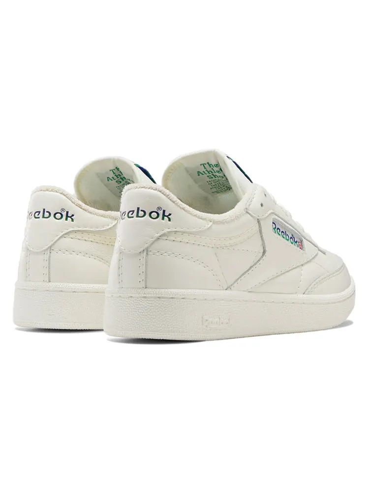 Кеды Reebok Club C 85 Vintage 'Split Logo - Cobalt Green' — изображение 4 из 5, белый