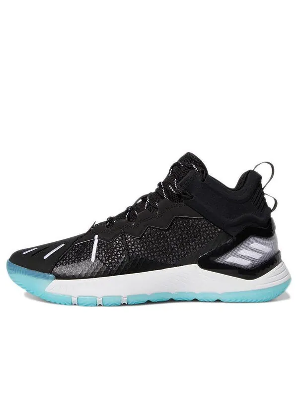 Кроссовки d rose son of chi 'godspeed - black pulse aqua' Adidas — изображение 1 из 4, черный/белый