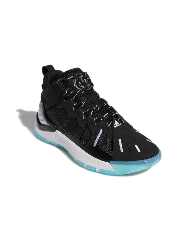Кроссовки d rose son of chi 'godspeed - black pulse aqua' Adidas — изображение 3 из 4, черный/белый